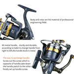 Moulinet de pêche à tambour, basculeur en métal, bobine métallique, YUMOSHI KS2000, YUMOSHI KS3000, YUMOSHI KS4000, YUMOSHI KS5000, YUMOSHI KS6000, YUMOSHI KS7000