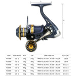 Moulinet de pêche à tambour, basculeur en métal, bobine métallique, YUMOSHI KS2000, YUMOSHI KS3000, YUMOSHI KS4000, YUMOSHI KS5000, YUMOSHI KS6000, YUMOSHI KS7000