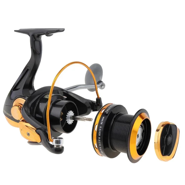Moulinet de lancer longue distance Grand moulinet de pêche sans jeu pour canne à pêche en mer, TF8000, TF9000, TF10000, TF11000