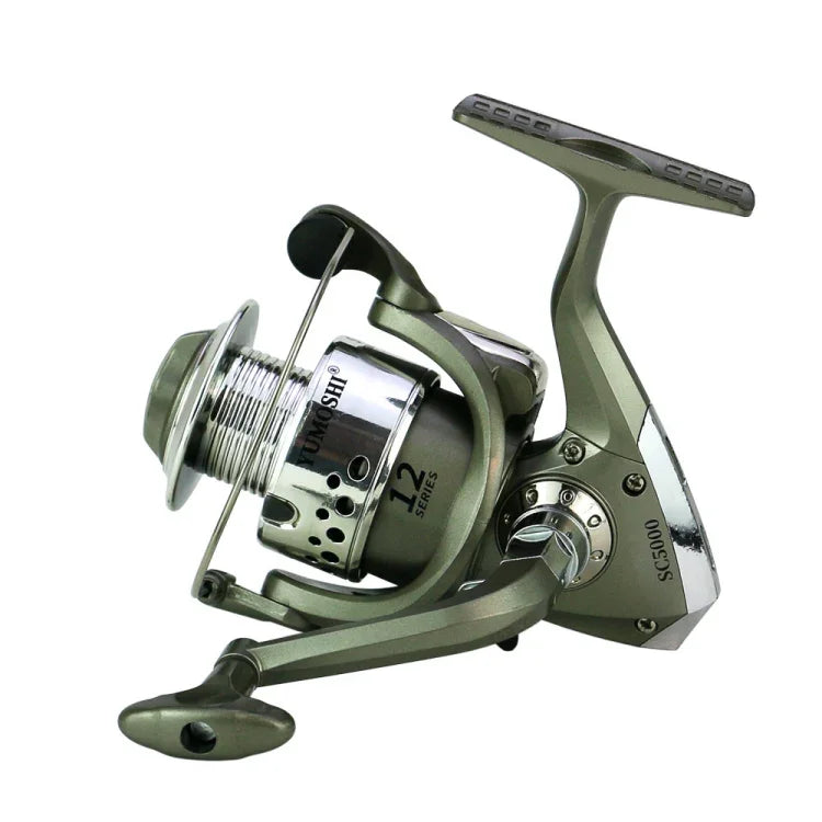 Moulinet de pêche à tête plaquée en plastique, moulinet de lancer loyal, YUMOSHI SC1000, YUMOSHI SC2000, YUMOSHI SC3000, YUMOSHI SC4000, YUMOSHI SC5000, YUMOSHI SC6000, YUMOSHI SC7000