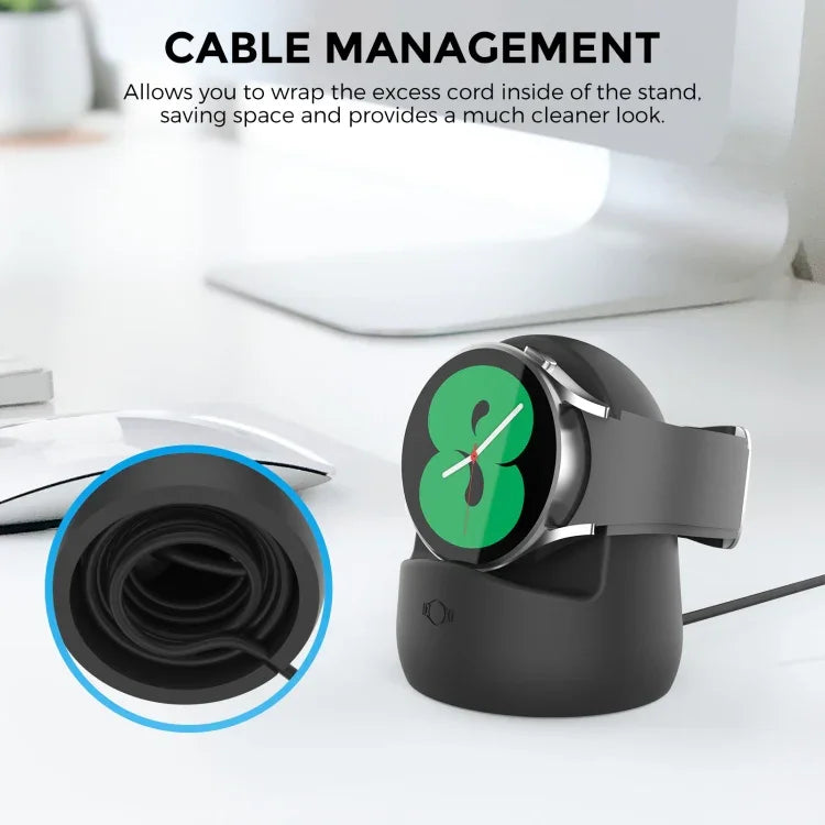 Support de charge en silicone AhaStyle PT181 pour montre Galaxy Watch 3 / 4 / Active / Active 2