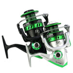 Moulinet de pêche YUMOSHI GL Series, GL1000 Argent, GL2000 Argent, GL3000 Argent, GL4000 Argent, GL5000 Argent, GL6000 Argent, GL7000 Argent, GL1000 Noir, GL2000 Noir, GL3000 Noir, GL4000 Noir, GL5000 Noir, GL6000 Noir, GL7000 Noir