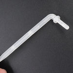 10pcs FR-258 Flèche d'irrigation micro-brumisation incurvée transparente 4/7mm capillaire pour jardinage