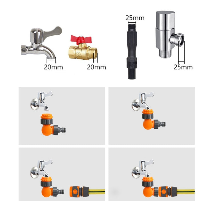 Connecteur de robinet pour machine à laver avec adaptateur pivotant à 180 degrés, adaptateur, adaptateur + connexion d'eau 4 points, adaptateur + connexion d'eau 6 points