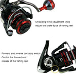 Moulinet de Pêche Metal Rocker, YUMOSHI RS2000, YUMOSHI RS3000, YUMOSHI RS4000, YUMOSHI RS5000, YUMOSHI RS6000, YUMOSHI RS7000