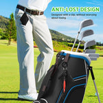 Serviette de nettoyage pour balles de golf doublée en polaire microfibre avec mousqueton, serviette de nettoyage grise, serviette de nettoyage noire