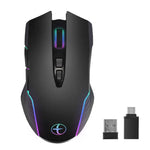 Souris sans fil E50 2,4 G, jiggleur de souris portable avec 7 touches