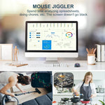 Souris sans fil E50 2,4 G, jiggleur de souris portable avec 7 touches