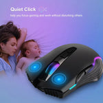 Souris sans fil E50 2,4 G, jiggleur de souris portable avec 7 touches