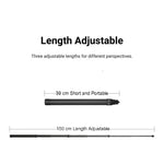 Perche à selfie invisible en fibre de carbone extensible pour Insta360 / DJI Action / GoPro / Caméra sportive Xiao Yi, 1,5 m, 3 m, 5 m
