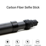 Perche à selfie invisible en fibre de carbone extensible pour Insta360 / DJI Action / GoPro / Caméra sportive Xiao Yi, 1,5 m, 3 m, 5 m