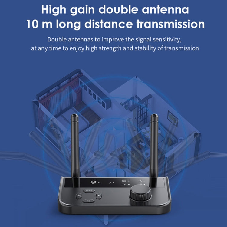 Adaptateur TV et ordinateur B39 2 en 1 Bluetooth 5.3 avec récepteur de musique AUX, B39