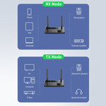 Adaptateur TV et ordinateur B39 2 en 1 Bluetooth 5.3 avec récepteur de musique AUX, B39