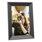 Cadre photo électronique tactile intelligent JT101F-C01 10,1 pouces avec fonction capteur humain, prise US, 10,1 pouces