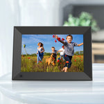 Cadre photo électronique tactile intelligent JT101F-C01 10,1 pouces avec fonction capteur humain, prise US, 10,1 pouces