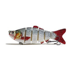 Leurres de pêche en mer artificielles bioniques multi-sections de 10 cm pour lancer à longue distance, LK001-01, LK001-02, Lk001-03, LK001-04, LK001-05, LK001-06, LK001-07, LK001-08, LK001-09, LK001-10, LK001-11, LK001-12, LK001-13, LK001-14