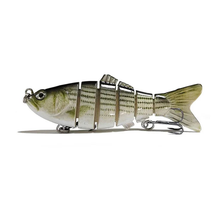 Leurres de pêche en mer artificielles bioniques multi-sections de 10 cm pour lancer à longue distance, LK001-01, LK001-02, Lk001-03, LK001-04, LK001-05, LK001-06, LK001-07, LK001-08, LK001-09, LK001-10, LK001-11, LK001-12, LK001-13, LK001-14