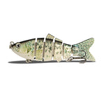 Leurres de pêche en mer artificielles bioniques multi-sections de 10 cm pour lancer à longue distance, LK001-01, LK001-02, Lk001-03, LK001-04, LK001-05, LK001-06, LK001-07, LK001-08, LK001-09, LK001-10, LK001-11, LK001-12, LK001-13, LK001-14