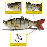Leurres de pêche en mer artificielles bioniques multi-sections de 10 cm pour lancer à longue distance, LK001-01, LK001-02, Lk001-03, LK001-04, LK001-05, LK001-06, LK001-07, LK001-08, LK001-09, LK001-10, LK001-11, LK001-12, LK001-13, LK001-14