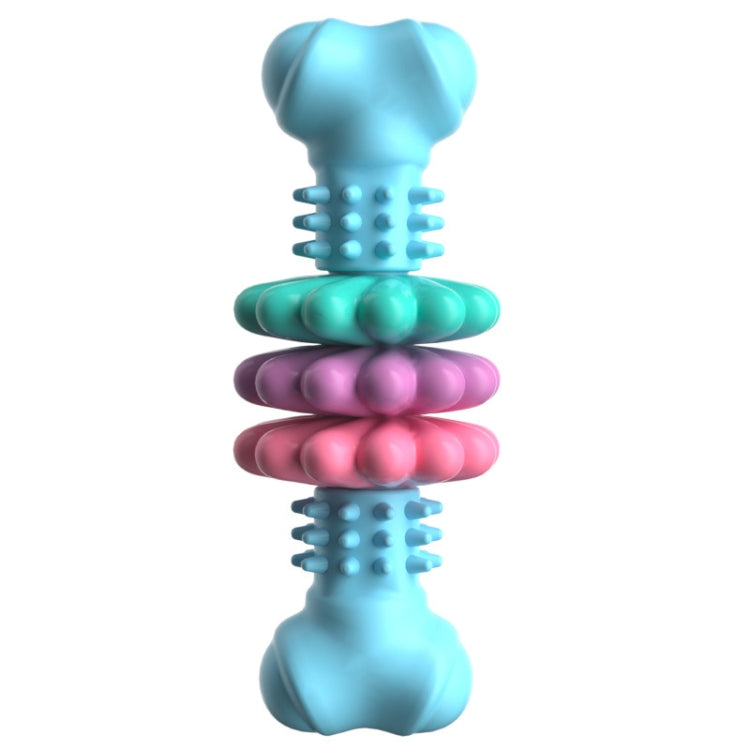 Jouets à mâcher pour animaux de compagnie BG5056 en TPR en forme d'os, bâtonnets de dentition pour chien, BG5056 (Vert), BG5056 (Bleu), BG5056 (Rose)