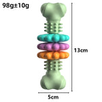 Jouets à mâcher pour animaux de compagnie BG5056 en TPR en forme d'os, bâtonnets de dentition pour chien, BG5056 (Vert), BG5056 (Bleu), BG5056 (Rose)