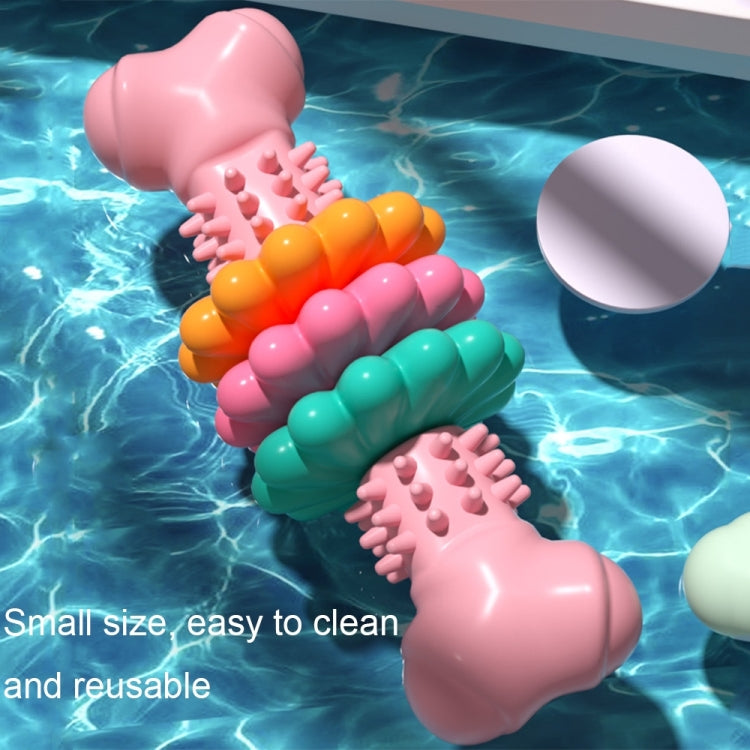 Jouets à mâcher pour animaux de compagnie BG5056 en TPR en forme d'os, bâtonnets de dentition pour chien, BG5056 (Vert), BG5056 (Bleu), BG5056 (Rose)