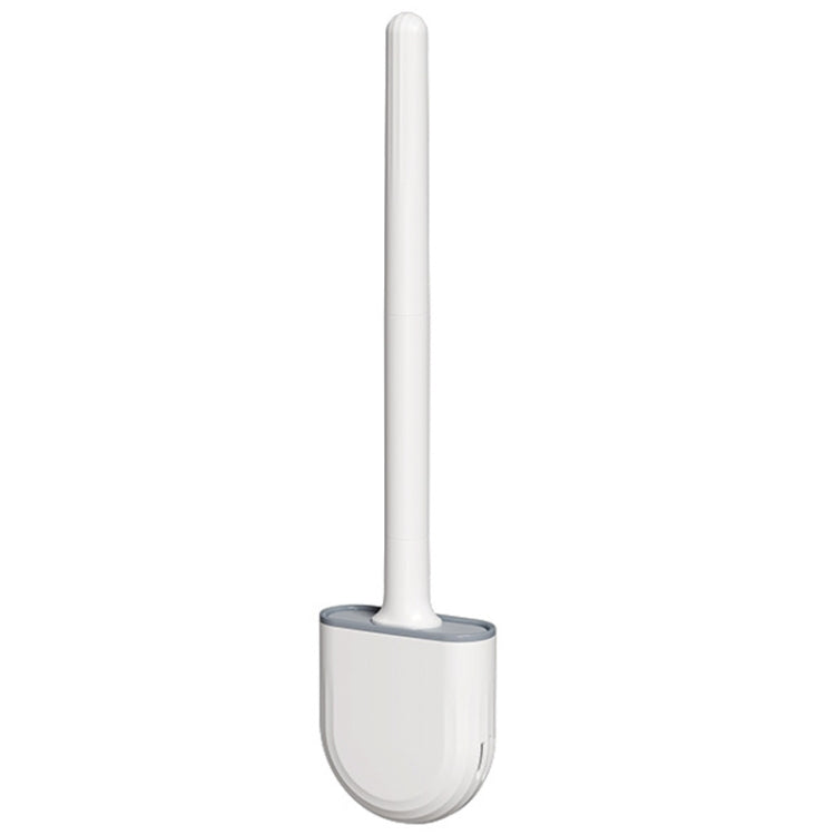 Brosse de toilette en caoutchouc souple avec pince, brosse de nettoyage sans espace mort, fuite, égouttoir