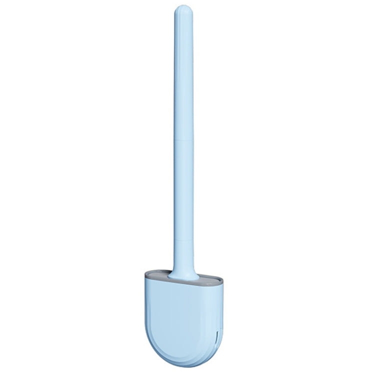 Brosse de toilette en caoutchouc souple avec pince, brosse de nettoyage sans espace mort, fuite, égouttoir