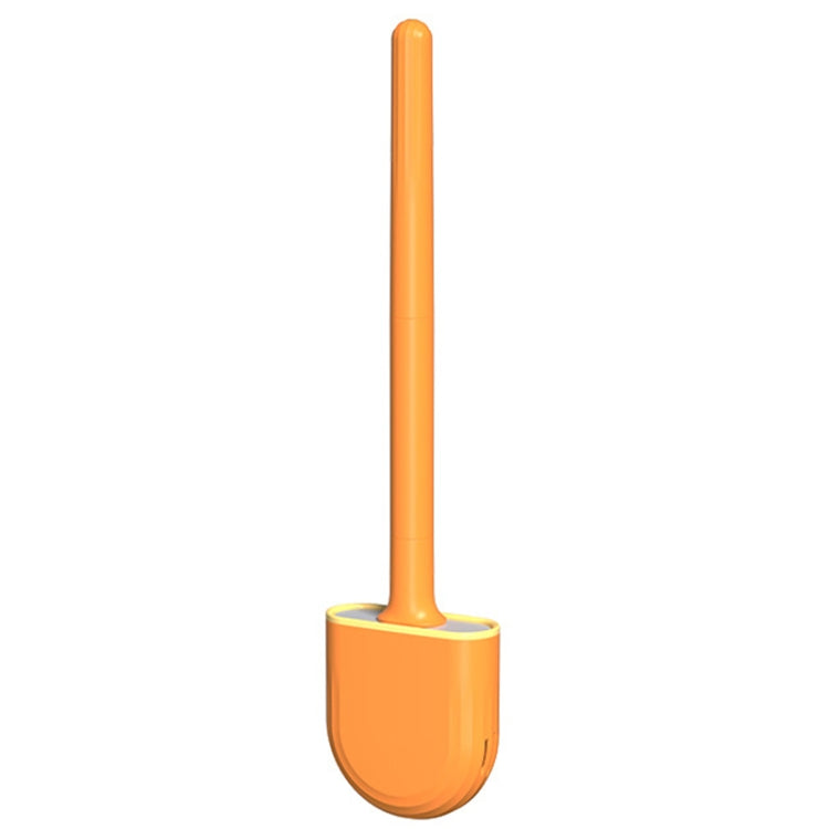 Brosse de toilette en caoutchouc souple avec pince, brosse de nettoyage sans espace mort, fuite, égouttoir