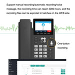 Téléphone intelligent à double mode d'enregistrement PSTN+SIP S135, Téléphone réseau VOIP 6 voies, Téléphone IP, S135