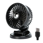 F612 5W Car Rotatable Turntable Silent Fan