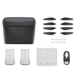 Kit Fly More Plus d'origine pour DJI Mini 3 Pro : comprend des batteries de 3 850 mAh, une hélice et un hub de charge.