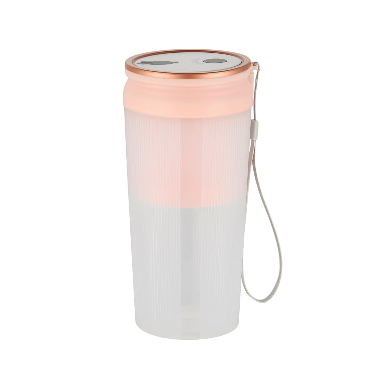 Extracteur de jus électrique portable LGZ-1 500ml 50W 4 lames rechargeable, LGZ-1 (Rose), LGZ-1 (Blanc), LGZ-1 (Vert)