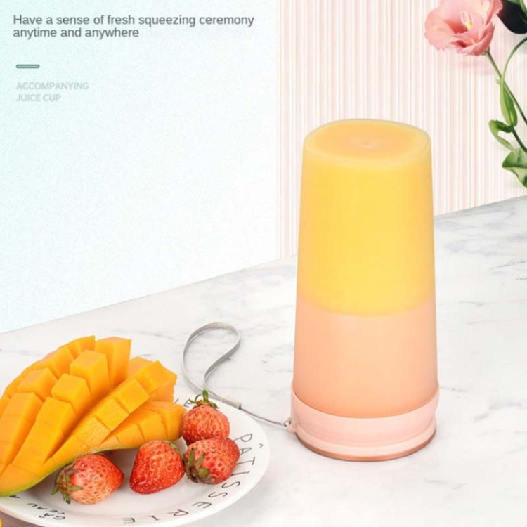Extracteur de jus électrique portable LGZ-1 500ml 50W 4 lames rechargeable, LGZ-1 (Rose), LGZ-1 (Blanc), LGZ-1 (Vert)