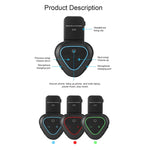 Casque moto demi-jet étanche LX1 avec casque Bluetooth sans fil 5.3, anglais