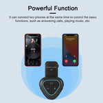 Casque moto demi-jet étanche LX1 avec casque Bluetooth sans fil 5.3, anglais