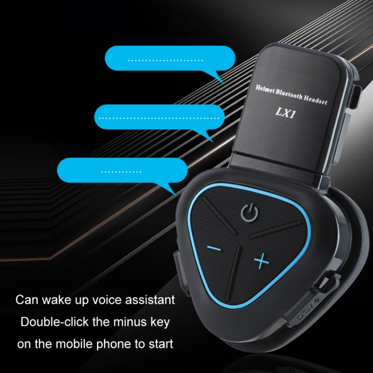 Casque moto demi-jet étanche LX1 avec casque Bluetooth sans fil 5.3, anglais