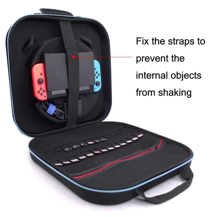 Sac de rangement pour anneaux de fitness doubles Nintendo Switch, coque rigide portable en EVA, accessoires pour console, GH1872