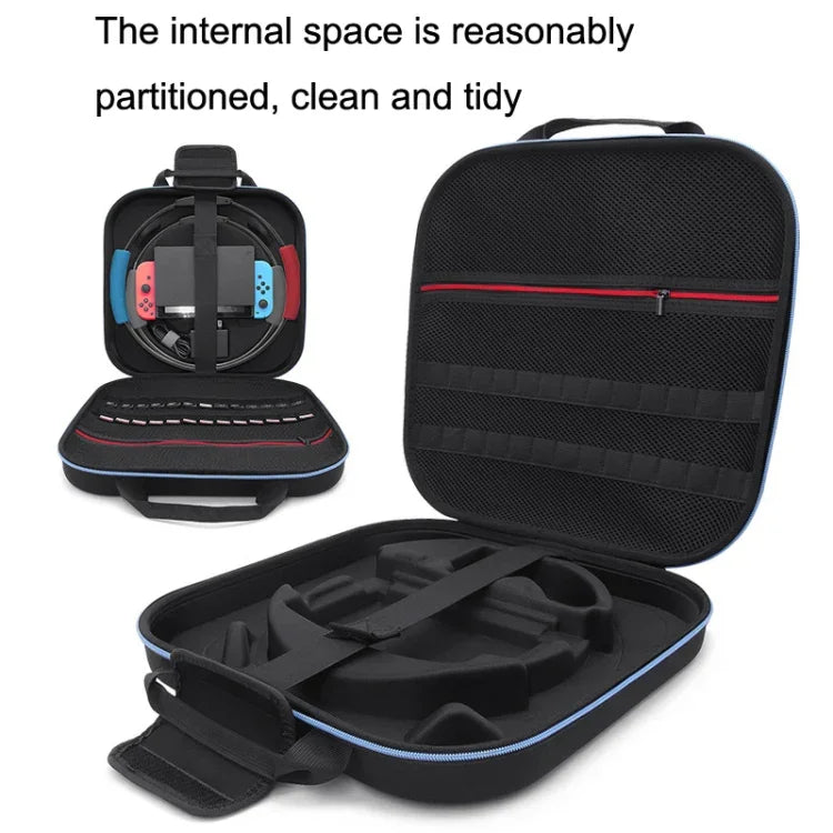 Sac de rangement pour anneaux de fitness doubles Nintendo Switch, coque rigide portable en EVA, accessoires pour console, GH1872