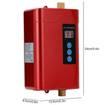Chauffe-eau électrique avec télécommande, température réglable, prise US 3000W, prise UK 3000W, prise EU 4000W, prise AU 4000W