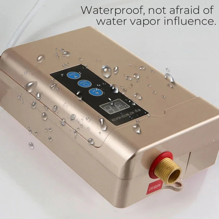 Chauffe-eau électrique avec télécommande, température réglable, prise US 3000W, prise UK 3000W, prise EU 4000W, prise AU 4000W