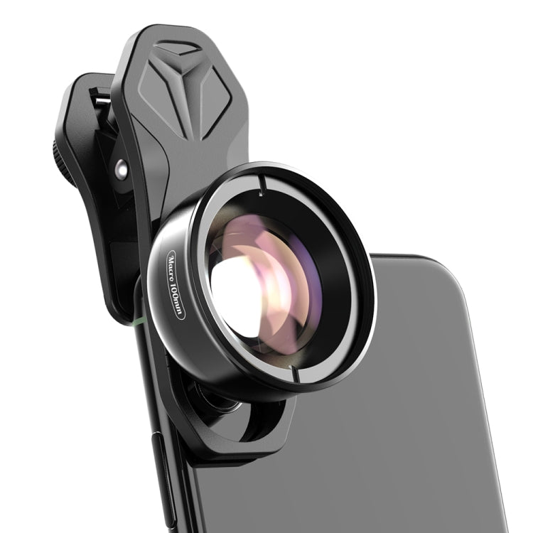 APEXEL APL-HB100MM HD Lentille externe 100 micro pour téléphone portable, APL-HB100MM