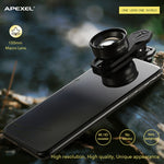 APEXEL APL-HB100MM HD Lentille externe 100 micro pour téléphone portable, APL-HB100MM