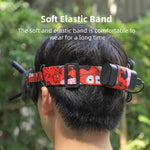 Serre-tête élastique fixe Sunnylife TD487 pour DJI Avata / FPV Goggles V2, sangle (rouge)