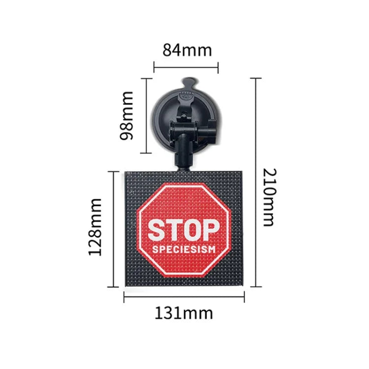 LED Dynamic Emoticon Car Display Screen 5V USB Interface, USB Interface