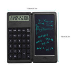 Calculatrice de tableau d'écriture LCD pliable et portable de 6 pouces pour l'apprentissage en entreprise, modèle de base, modèle fonctionnel