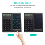 Calculatrice de tableau d'écriture LCD pliable et portable de 6 pouces pour l'apprentissage en entreprise, modèle de base, modèle fonctionnel