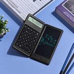 Calculatrice de tableau d'écriture LCD pliable et portable de 6 pouces pour l'apprentissage en entreprise, modèle de base, modèle fonctionnel