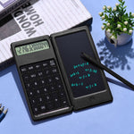 Calculatrice de tableau d'écriture LCD pliable et portable de 6 pouces pour l'apprentissage en entreprise, modèle de base, modèle fonctionnel