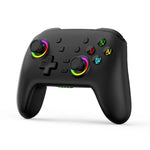 Manette de jeu sans fil Bluetooth à vibrations somatosensorielles pour Nintendo Switch/Switch Pro, Noir et or, Blanc et vert, Noir, Blanc